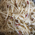 El cooksnap de Carla Moya 🌹 cuando hizo Espaguetis carbonara (sin nata).