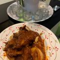 Cooksnap Haslindaedora Djapri semasa beliau membuat Ayam Masak Merah abah.