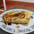 El cooksnap de Almudena Collado cuando hizo Sándwich de tortilla.