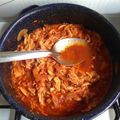 El cooksnap de Nebur Otrebla Garcia cuando hizo Tinga de pollo.