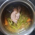 Aruna Das's cooksnap of when they made চিকেন স্যুপ (Chicken soup recipe in Bengali).