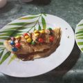 El cooksnap de Darklilieth cuando hizo Waffles (sin wafflera).