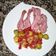 El cooksnap de Natalia cuando hizo Coles de bruselas agridulces.