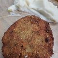 El cooksnap de Andrea Carranza cuando hizo Milanesas de soja.