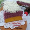 Cooksnap dari Dapoer_Angkring untuk resep Lapis talas Bogor/ bolu taro kukus