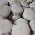 El cooksnap de Mari Mattos cuando hizo Alfajores de maizena gigantes.