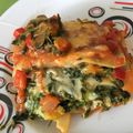 El cooksnap de Lucho Sciutto cuando hizo Lasaña de espinacas, setas y calabaza.