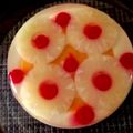 El cooksnap de Cony Serrano cuando hizo Volteado de piña, versión gelatina.