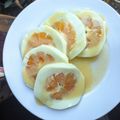 Cooksnap dari (عنده) untuk resep Puding Jeruk Susu