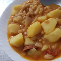 El cooksnap de Merche Benitez cuando hizo Estofado de patatas y costilla.