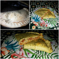 El cooksnap de Valery Flores Gonzalez cuando hizo Calzone de Jamón y Queso.