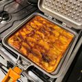El cooksnap de Alejandra Morgan cuando hizo Torta invertida de manzana en la flip.