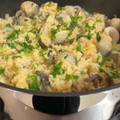 El cooksnap de Melissa Valle Rodriguez cuando hizo Arroz con chirlas.