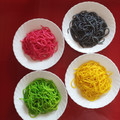El cooksnap de Pilar Sevilla Novillo cuando hizo Pasta de Colores (ARCOIRIS).
