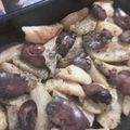 Gnori Cooksnap-ja, amikor elkészítette a(z) Tepsis csirkemáj, krumplival receptet.