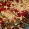 El cooksnap de Sindy Rivas cuando hizo Arroz con remolacha.