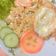 Cooksnap Susan Irwansyah semasa beliau membuat Nasi goreng Seafood.