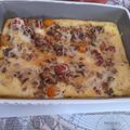 El cooksnap de Sandra cuando hizo Fritatta de berenjenas y calabacín.