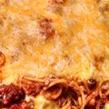 Rico's cooksnap of when they made Baked spaghetti.
