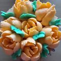 El cooksnap de Ana Nilsa Garabito Piñero cuando hizo Cupcakes de vainilla con boquillas rusas #Mirecetario2019.