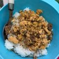Cooksnap dari Lyla Qodria untuk resep Nasi tim ati ayam kecap