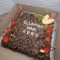 Cooksnap dari Dyta Daveena untuk resep Brownies ultah bakerpad
