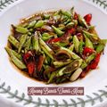 Cooksnap Mahadiah semasa beliau membuat Kacang buncis tumis kicap.