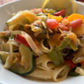 El cooksnap de Irene-Guirao cuando hizo Noodles con verduras.