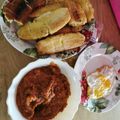 Cooksnap Hilda Sulaiman semasa beliau membuat Pisang Pappek/Sanggarak Pappek.