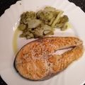 El cooksnap de Marta Jiménez-Bravo cuando hizo Salmón 🐟 y patatas a lo pobre.