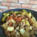 Zsanett Urbán Cooksnap-ja, amikor elkészítette a(z) Darált húsos tepsis krumpli receptet.