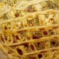 El cooksnap de Marcelo Gomez cuando hizo Tarta de jamón y queso con masa casera.