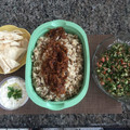 El cooksnap de ismelit cuando hizo Mujaddara, receta de arroz y lentejas.