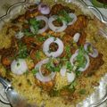 Fary Feroz's cooksnap of when they made Chicken tikka biryani.