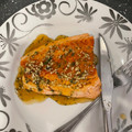 El cooksnap de Maria Marcote cuando hizo Salmón miel y limón.