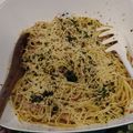 karen's cooksnap of when they made White Clam Sauce.