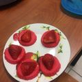 Sonia Musnikov's cooksnap of when they made strawberry bites.