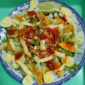 Cooksnap của Ngọc Châu khi họ làm theo món Xà lách trộn trứng