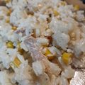El cooksnap de Lucia364 cuando hizo Arroz con crema, paleta, cebolla, y choclo.