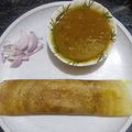 Keerti Agarwal का कुकस्नैप जब उन्होंने सांबर डोसा नारियल चटनी के साथ बनाया था।