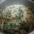 El cooksnap de Principiante Mx cuando hizo Espinacas a la crema.