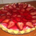 El cooksnap de Carolina Gómez cuando hizo Tarta de frutilla con crema.