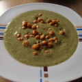 El cooksnap de Enrique Miguel Carnicero cuando hizo Crema de brócoli con garbanzos especiados.