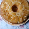 El cooksnap de Estefania cuando hizo Torta Invertida de Manzanas 🍎🍎🍎.