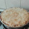 El cooksnap de Norma Allende cuando hizo Tarta de coco y dulce de leche.