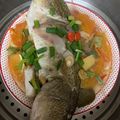 Cooksnap Sarah Othman semasa beliau membuat Ikan Siakap Stim Limau by Rahsia Quali.