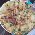El cooksnap de Mavi Aldsu cuando hizo Tortilla de papa a la española.