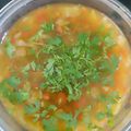 Laju Gehani's cooksnap of when they made Chicken coriander soup with vegetables.
