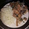 El cooksnap de Yessenia Hernandez cuando hizo Pollo encebollado.