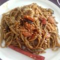 El cooksnap de geisha cuando hizo Fideos salteados con verdura (Chow Mein).